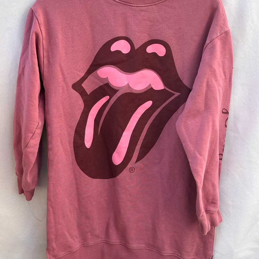 Zara Pink Graphic Sweatshirt